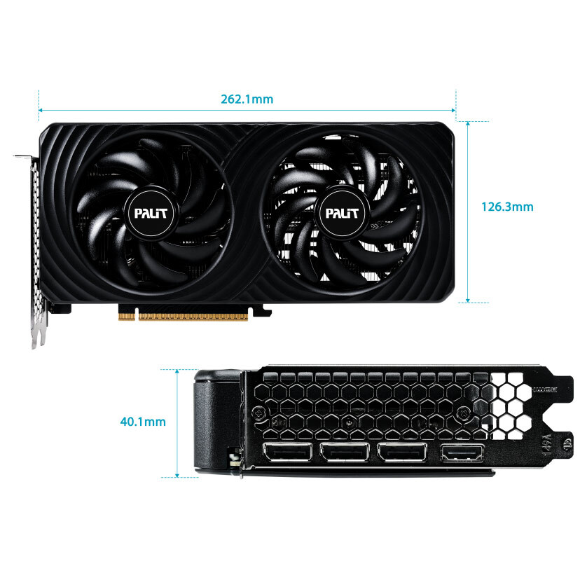 کارت گرافیک Palit GeForce RTX 5060 Ti Dual 8GB GDDR7 128Bit