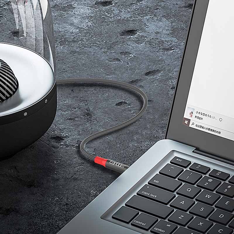 کابل تبدیل Type-C به AUX ارلدام ET-AUX76C طول 1 متر