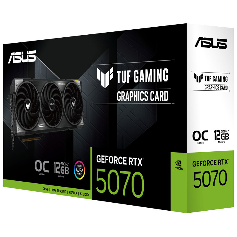 کارت گرافیک ASUS TUF Gaming GeForce RTX 5070 OC Edition 12GB GDDR7 192Bit