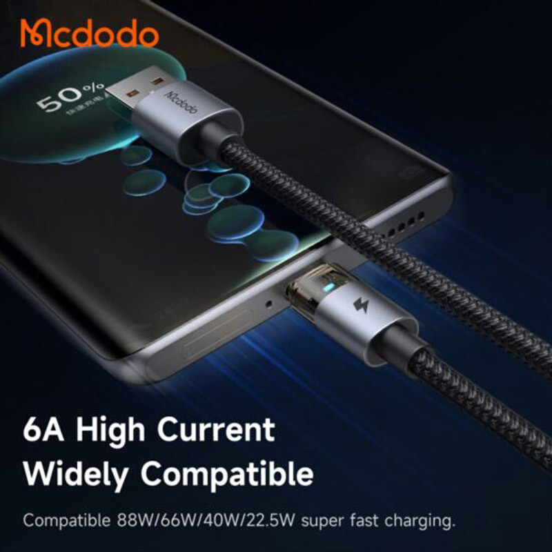کابل تایپ سی فست شارژ Mcdodo CA-689 6A 100W 1.2m