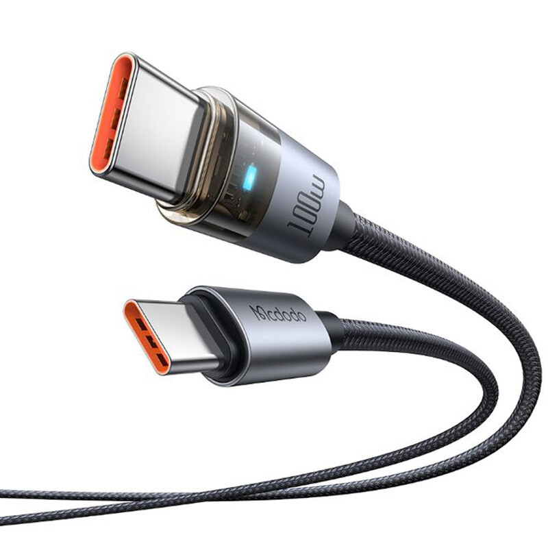 کابل تبدیل فست شارژ Mcdodo CA-558 Type-C To Type-C 5A PD 100W 1.2m