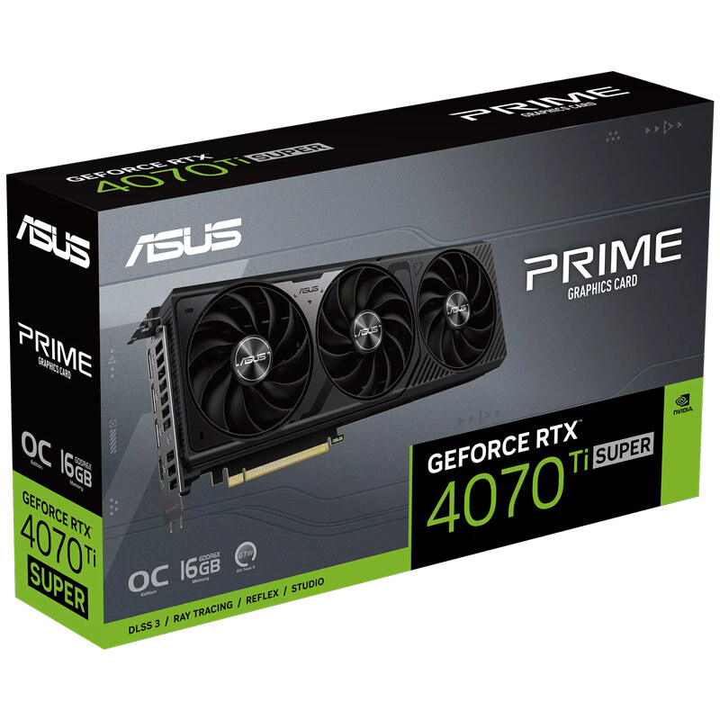 کارت گرافیک ASUS Prime GeForce RTX 4070 Ti Super OC Edition 16GB GDDR6X 256Bit