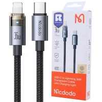 کابل تبدیل فست شارژ Mcdodo CA-694 Type-C To Lightning 3A PD 36W 1.2m