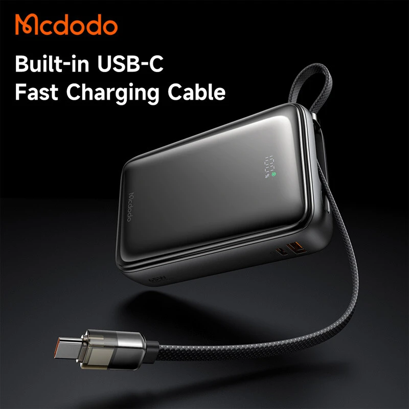 پاور بانک فست شارژ مک دودو MC-637 PD QC3.0 65W ظرفیت 20000 میلی آمپر ساعت