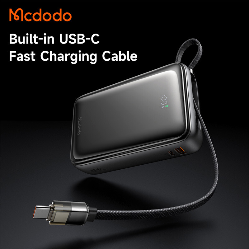 پاور بانک فست شارژ مک دودو MC-637 PD QC3.0 65W ظرفیت 20000 میلی آمپر ساعت
