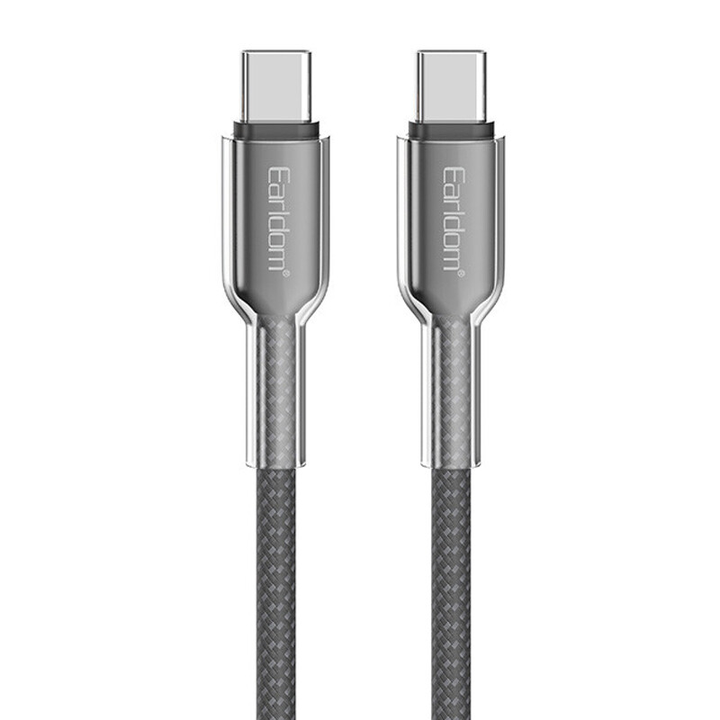 کابل تبدیل فست شارژ Earldom EC-205C-C Type-C To Type-C PD 60W 1m