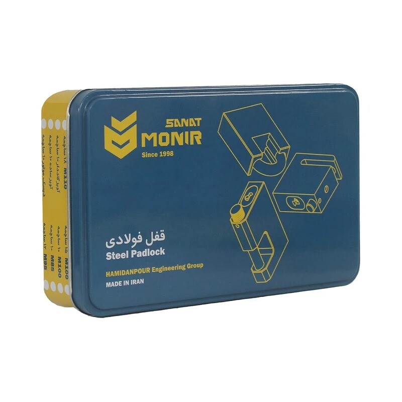 قفل کتابی منیر صنعت Monir Sanat M85 84mm