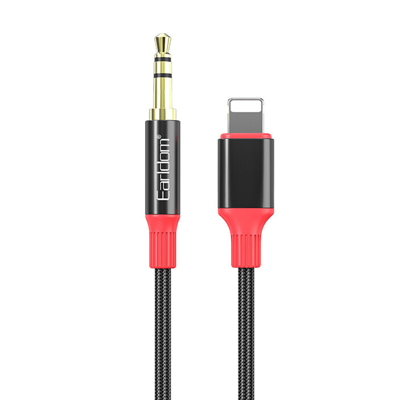 کابل تبدیل Lightning به AUX ارلدام AUX76L طول 1 متر