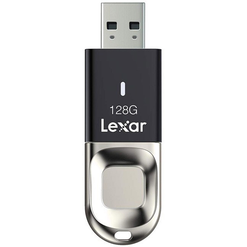 فلش 128 گیگ لکسار Lexar JumpDrive Fingerprint F35 USB3.0