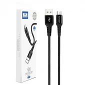 کابل میکرو یو اس بی 2.1 آمپر ارلدام EC-121M طول 1 متر