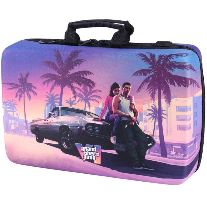 کیف کنسول بازی PS5 Slim طرح GTA VI کد 8