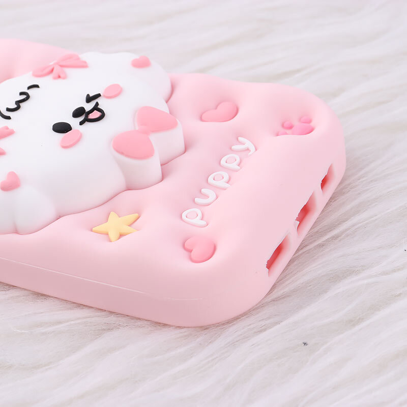 قاب سیلیکونی Vip Max آیفون iPhone 13 / 14 / 15 پاپ سوکت دار طرح Puppy