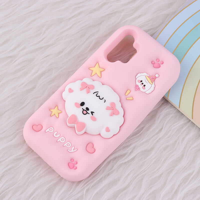 قاب سیلیکونی سامسونگ Galaxy A13 4G پاپ سوکت دار طرح Puppy