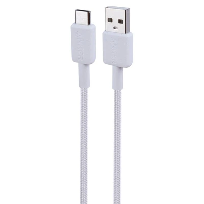 کابل تایپ سی فست شارژ 15 وات انکر 322 A81H6 طول 1.8 متر