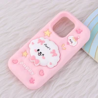 قاب سیلیکونی شیائومی Redmi Note 13 4G پاپ سوکت دار طرح Puppy