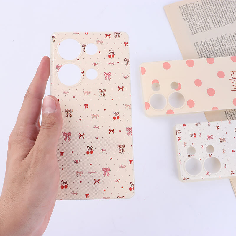 قاب ژله ای شیائومی Redmi Note 13 Pro 4G طرح دار چاپی محافظ لنزدار