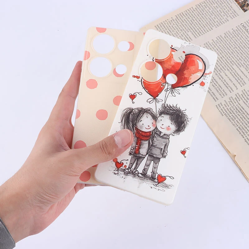 قاب ژله ای شیائومی Redmi Note 13 Pro 4G طرح دار چاپی محافظ لنزدار