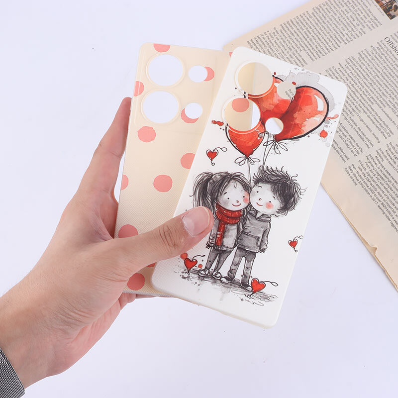 قاب ژله ای شیائومی Redmi Note 13 Pro 4G طرح دار چاپی محافظ لنزدار