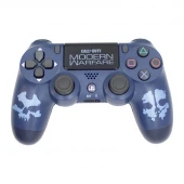 دسته بازی بی سیم SONY PlayStation 4 DualShock 4 High Copy طرح Call of Duty Modern Warfare پکدار با کابل شارژ