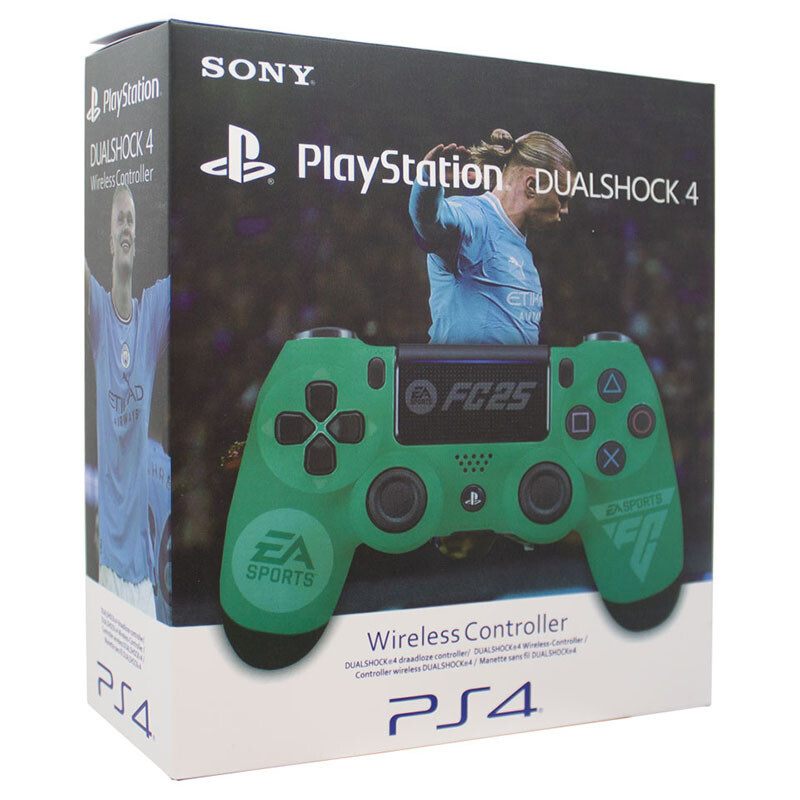 دسته بازی بی سیم SONY PlayStation 4 DualShock 4 High Copy طرح FC25 کد 03 پک‌دار با کابل شارژ
