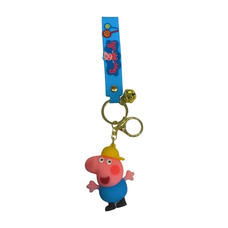 جاکلیدی سیلیکونی طرح Peppa Pig بسته 5 عددی