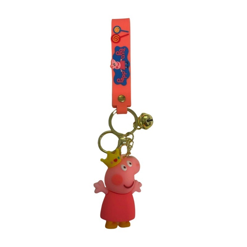 جاکلیدی سیلیکونی طرح Peppa Pig بسته 5 عددی