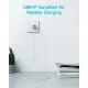 کابل تایپ سی فست شارژ 15 وات انکر 322 A81H6 طول 1.8 متر