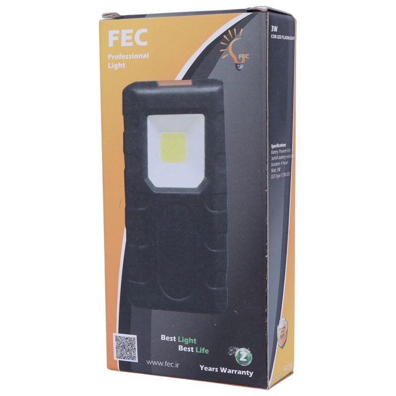 چراغ قوه مگنتی باتری خور FEC