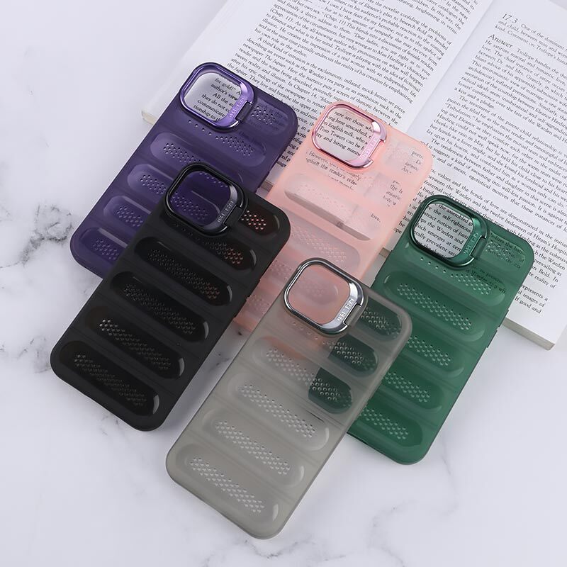 قاب پافر توری دار ژله ای آیفون iPhone 13 /14 استندشو