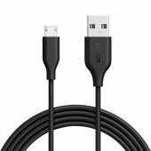 کابل میکرو یو اس بی فست شارژ انکر PowerLine A8133 طول 1.8 متر