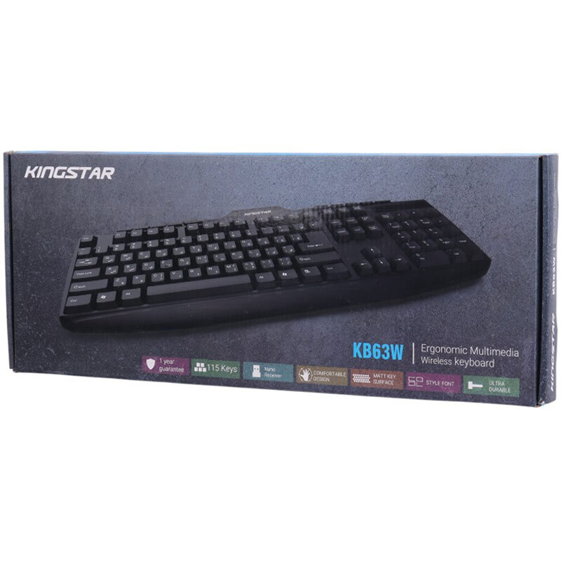 کیبورد بی سیم کینگ استار KB63W