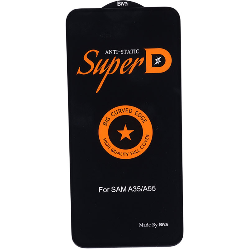 گلس Super D آنتی استاتیک بیوا Curved Edge سامسونگ Galaxy A35 / A55