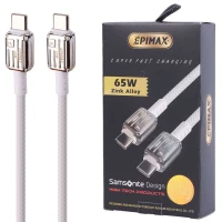 کابل تبدیل فست شارژ Epimax EC-121 Type-C To Type-C 65W 1m