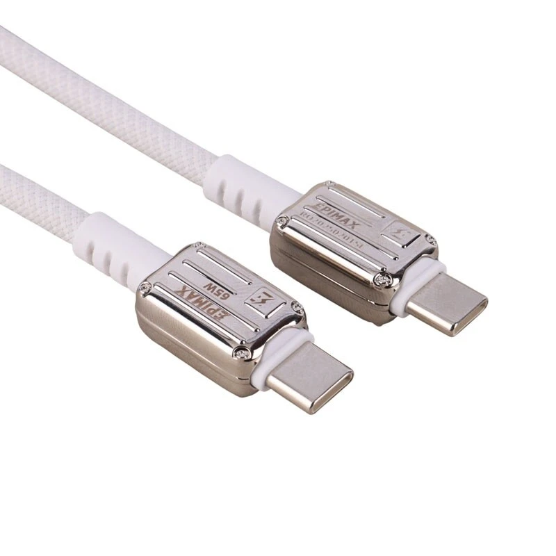 کابل دو سر تایپ سی فست شارژ 65 وات اپی مکس EC-121 طول 1 متر