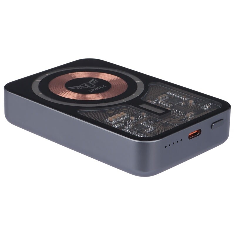 پاور بانک بی سیم فست شارژ اپی مکس EP-212 PD 20W ظرفیت 10000 میلی آمپر ساعت