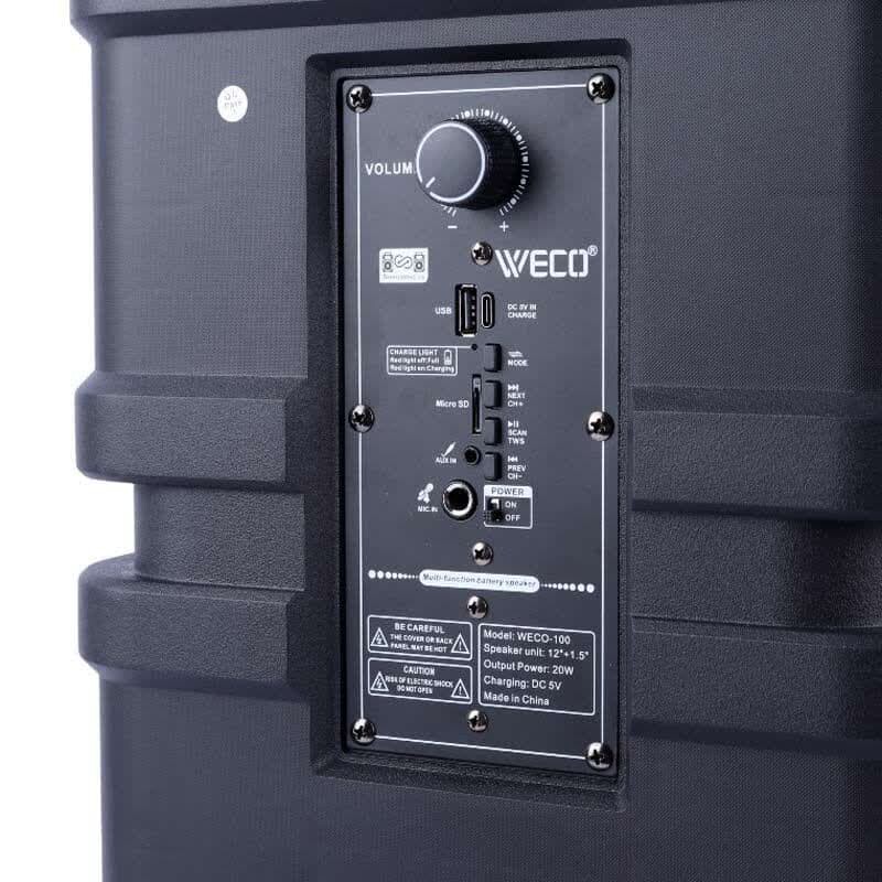 اسپیکر بلوتوثی وکو WECO-100 + ریموت کنترل