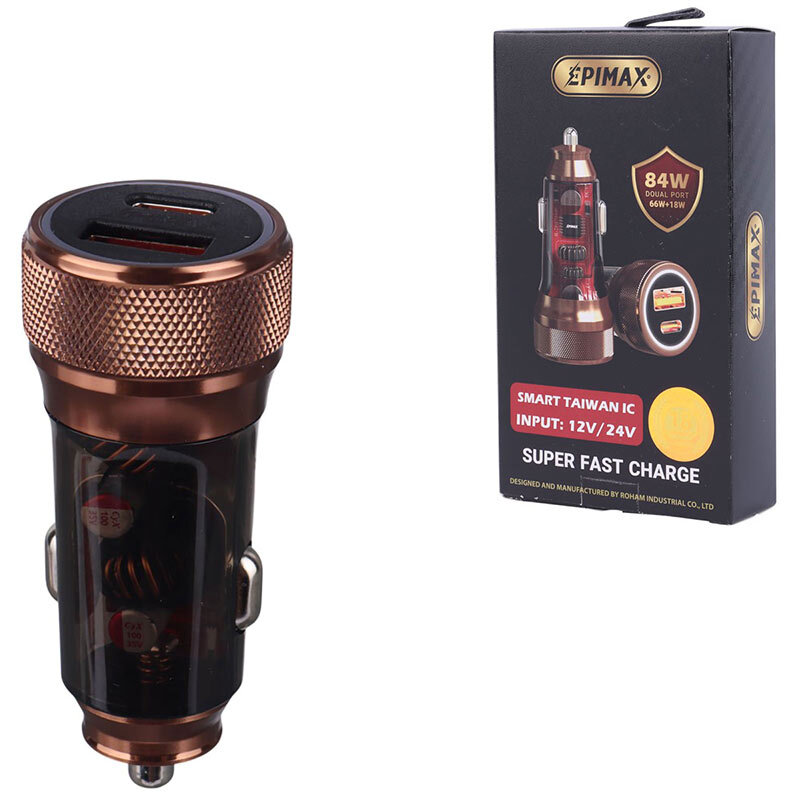 شارژر فندکی 66 وات اپی مکس EU-157