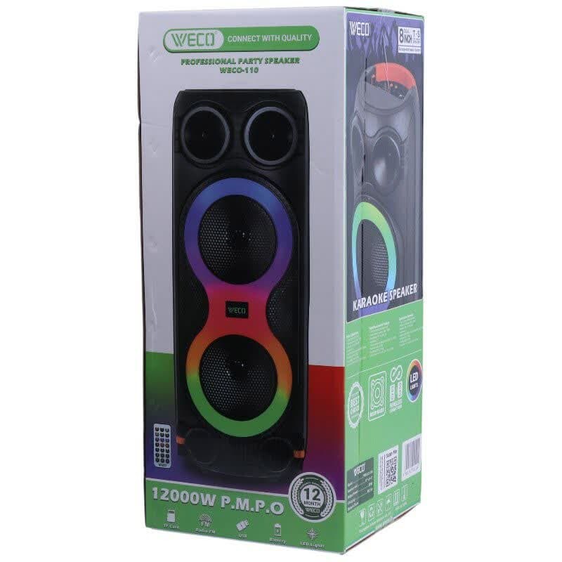 اسپیکر چمدانی بلوتوثی ویکو WECO-110 + ریموت کنترل