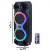 اسپیکر چمدانی بلوتوثی ویکو WECO-110 + ریموت کنترل