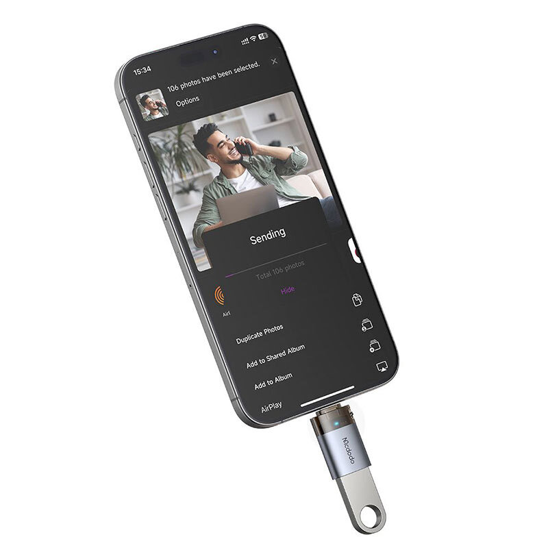 تبدیل USB OTG به Lightning مک دودو OT-739