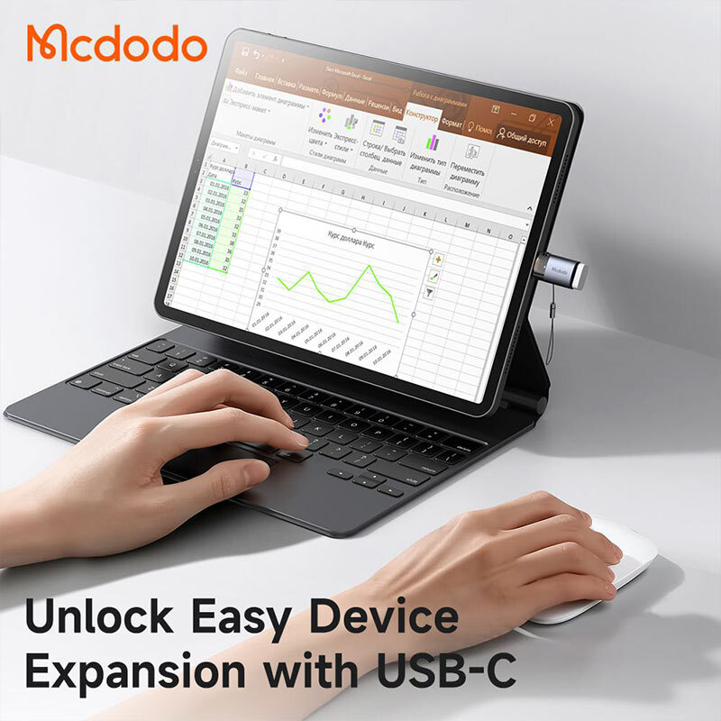 تبدیل USB3.0 OTG به Type-C مک دودو OT-740