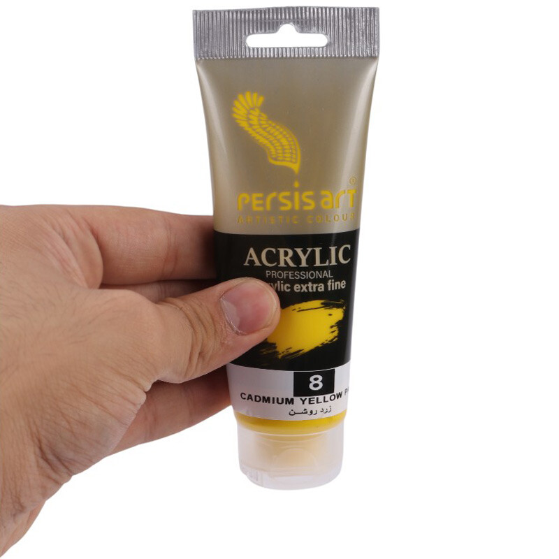 رنگ اکریلیک پرسیس آرت Cadmium Yellow Pale 8 حجم 75 میلی لیتر