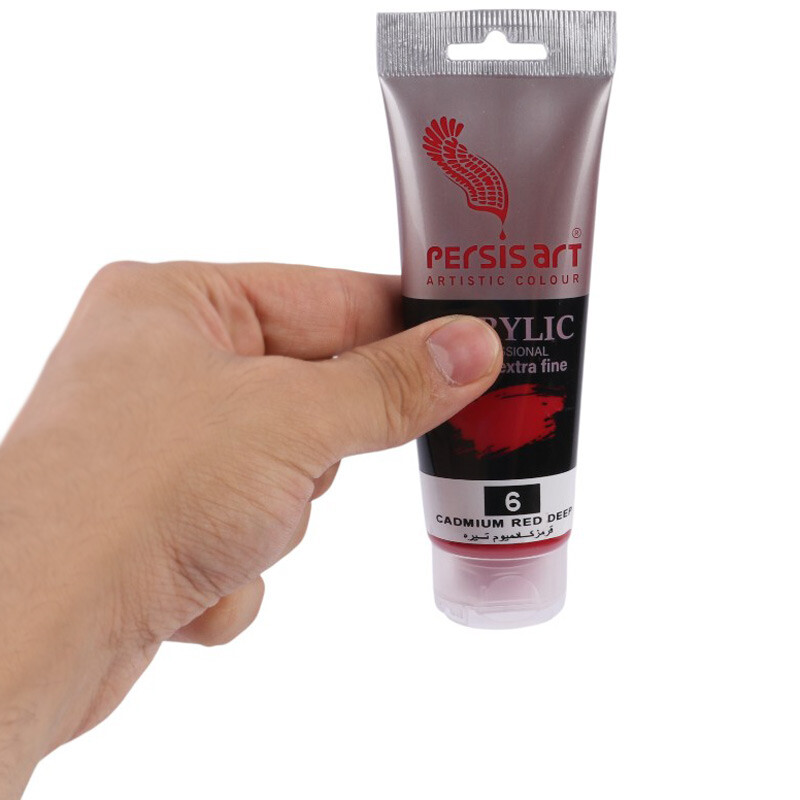 رنگ اکریلیک پرسیس آرت Cadmium Red Deep 6 حجم 75 میلی لیتر