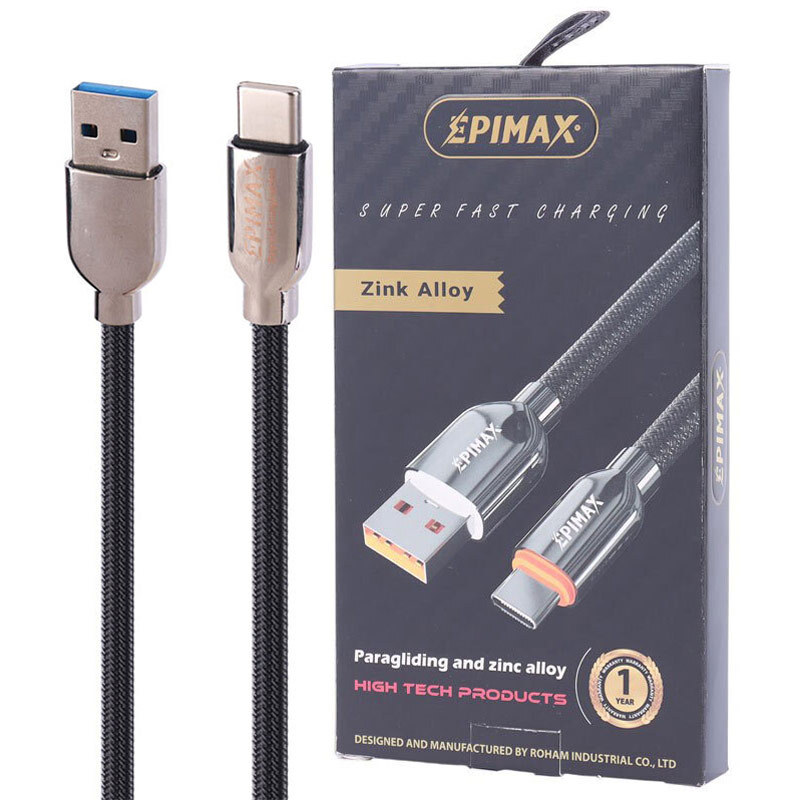 کابل تایپ سی فست شارژ Epimax EC-128 1m