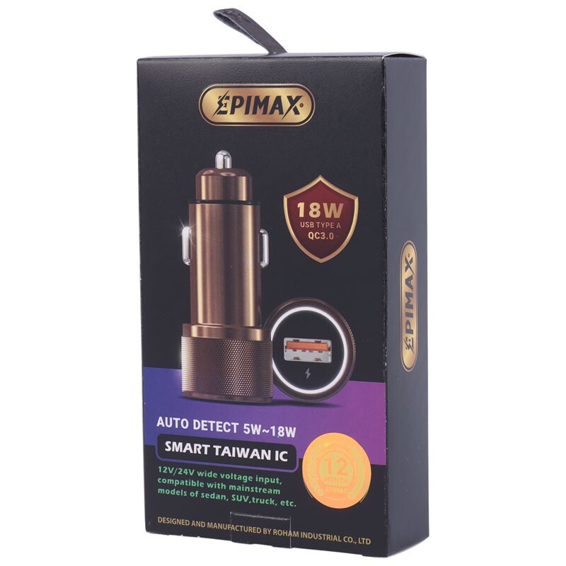 شارژر فندکی 18 وات اپی مکس EU-158