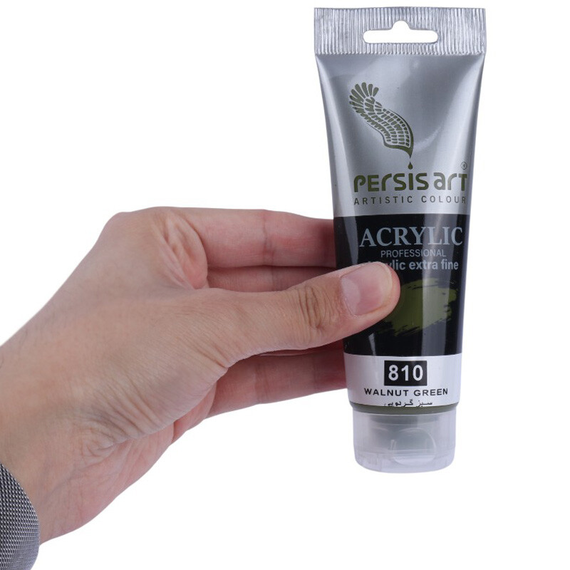 رنگ اکریلیک پرسیس آرت Walnut Green 810 حجم 75 میلی لیتر