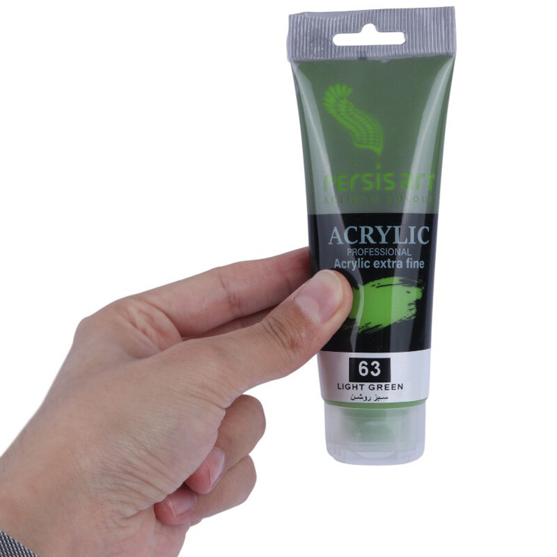 رنگ اکریلیک پرسیس آرت Light Green 63 حجم 75 میلی لیتر
