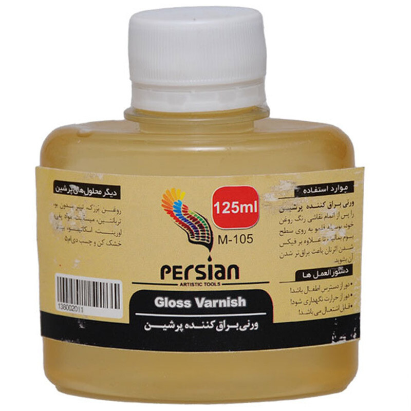 ورنی براق کننده پرشین M-105 حجم 125 میلی لیتر