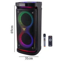 اسپیکر چمدانی بلوتوثی اپی مکس EPIMAX-777 + میکروفون و ریموت کنترل