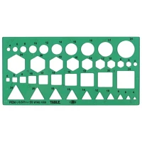 شابلون اشکال هندسی تیبل Table V No.1350